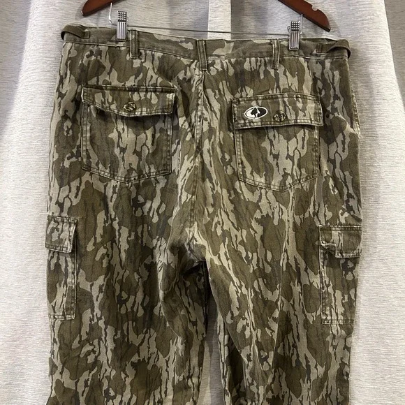 Vintage Pants Mens L Mossy Oak Treestand Camo Cargo Pockets Hunting‎